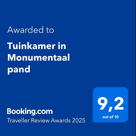 Tuinkamer In Monumentaal Pand Veere Exteriér fotografie